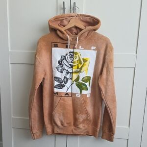 Graphic Hoodie with Rose Design